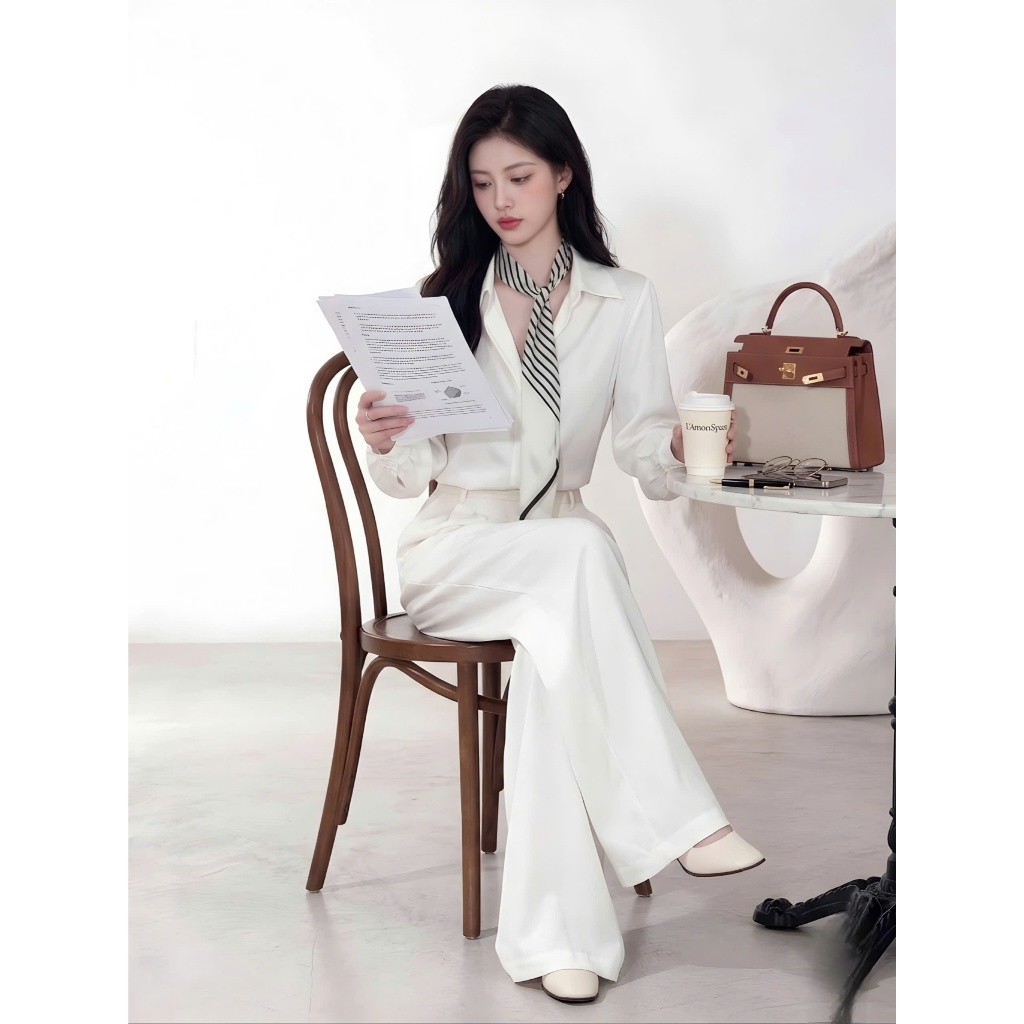 Áo sơ mi trắng nữ dài tay bồng body có bigsize phong cách Hàn Quốc trẻ trung ATOMI [AS2]