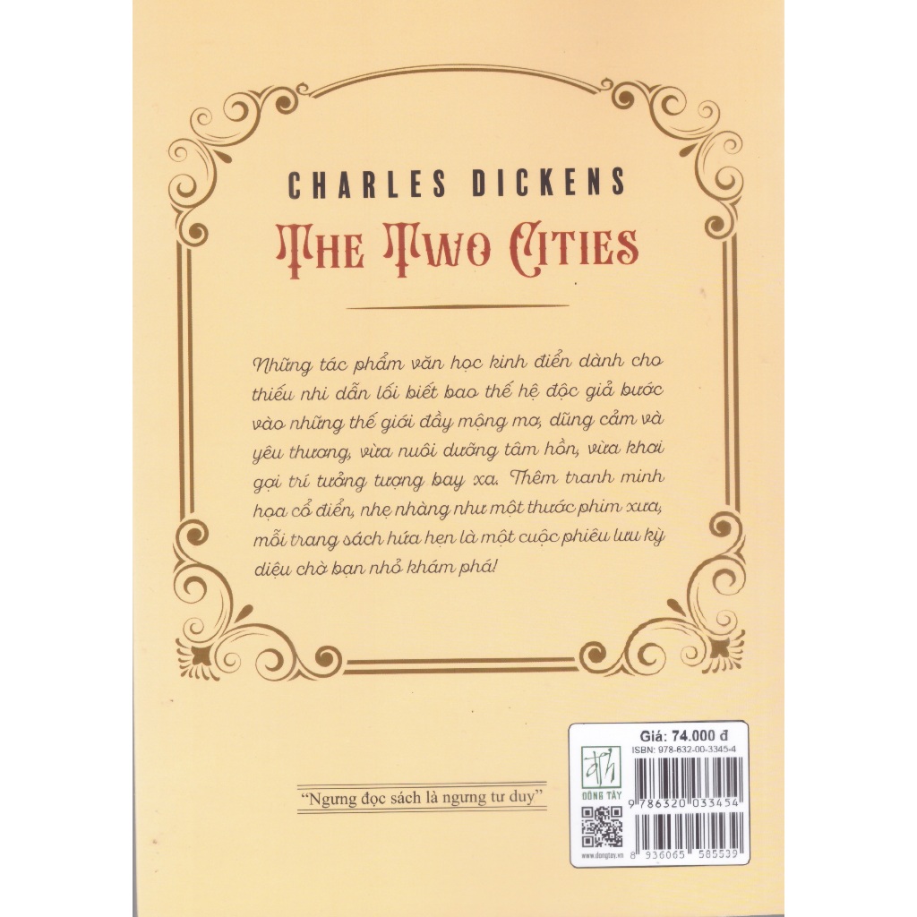 Sách Charles Dickens - Chuyện hai đô thành