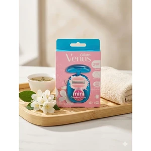 Bộ dao cạo lông vùng kín, bikini cho Nữ Gillette Venus White Tea Comfortglida (có tách lẻ)