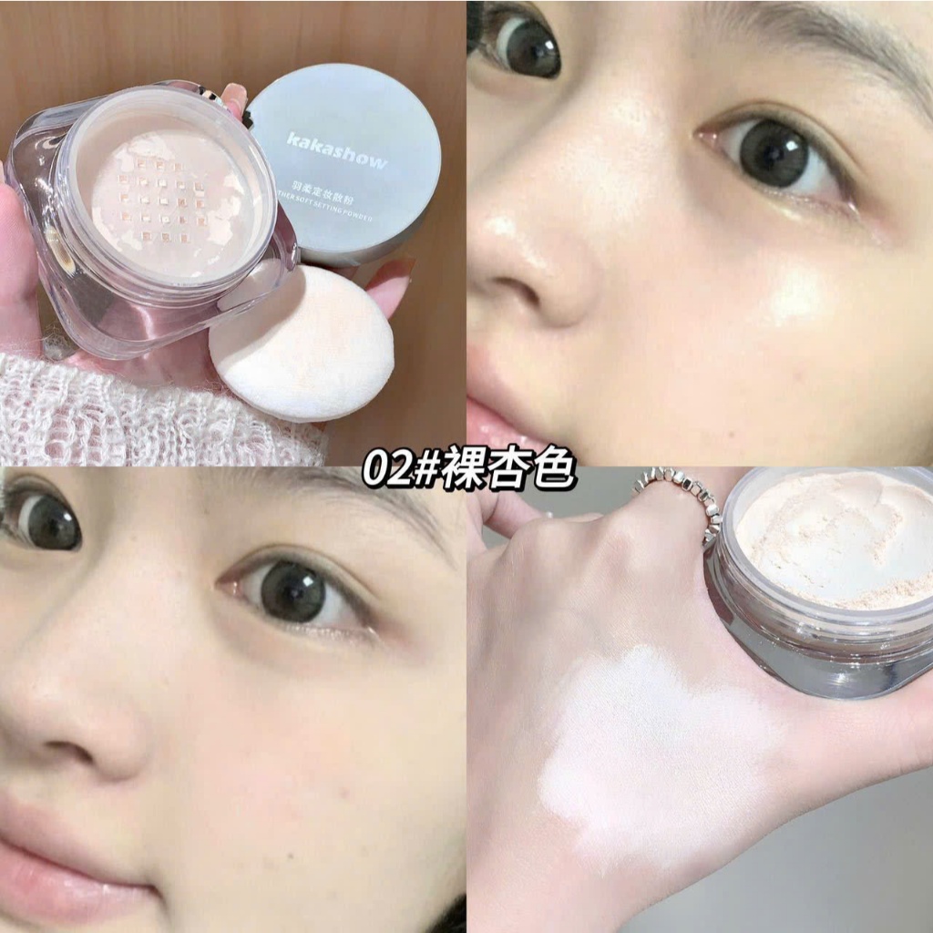Phấn Phủ Bột Kiềm Dầu Mịn Lì , Phù Hợp Nhiều Tông Da - KAKASHOW C514