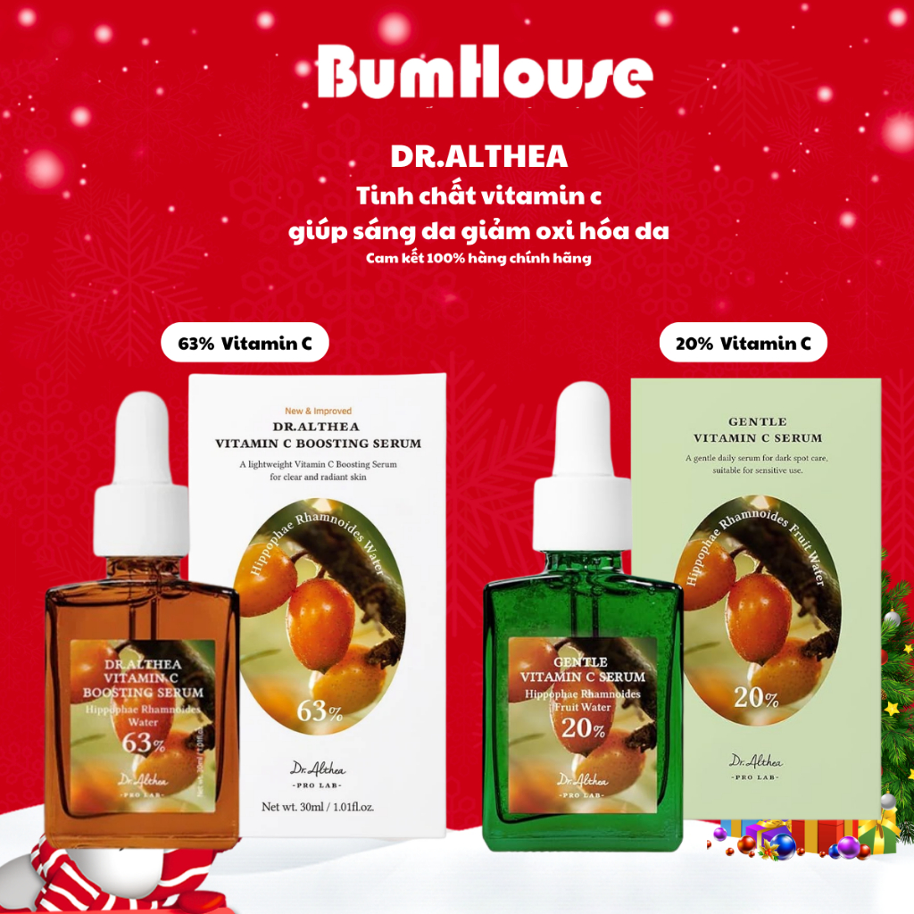 Tinh chất dưỡng sáng da Dr.Althea Vitamin C Boosting / Gentle Vitamin C Serum 30ml