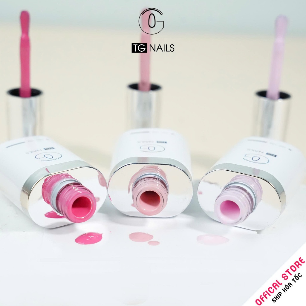 Set sơn gel 6 màu pastel sang trọng thương hiệu TG