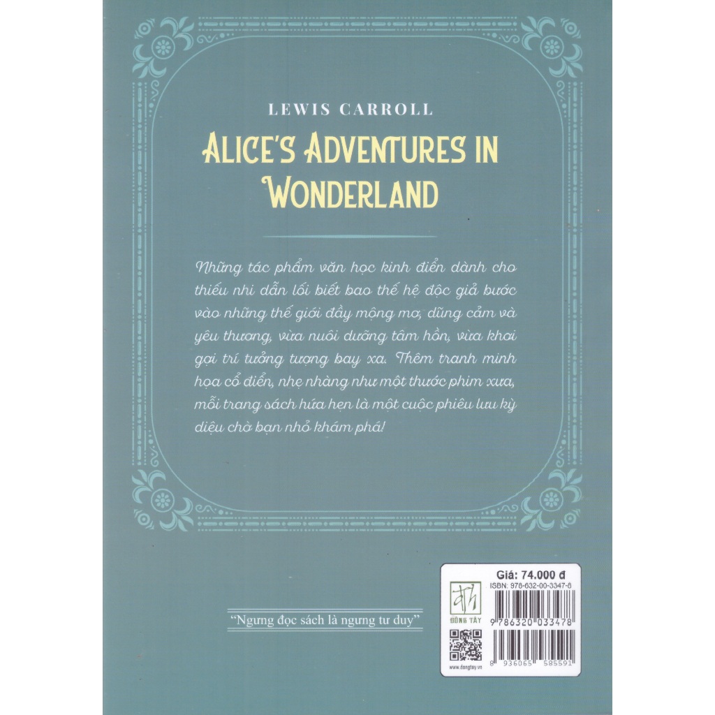 Sách Lewis Carroll - Alice ở xứ sở thần tiên