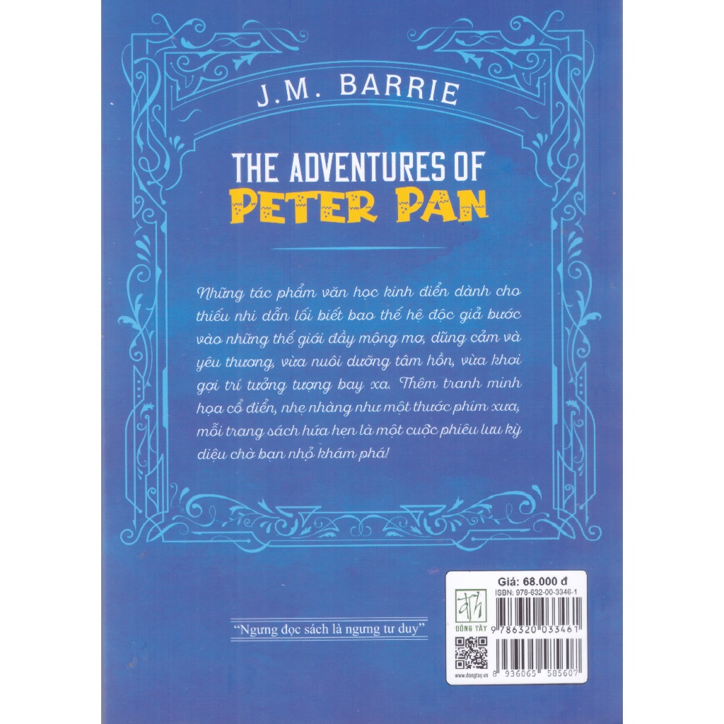Sách J. M. Barrie - Cuộc phiêu lưu của Peter Pan