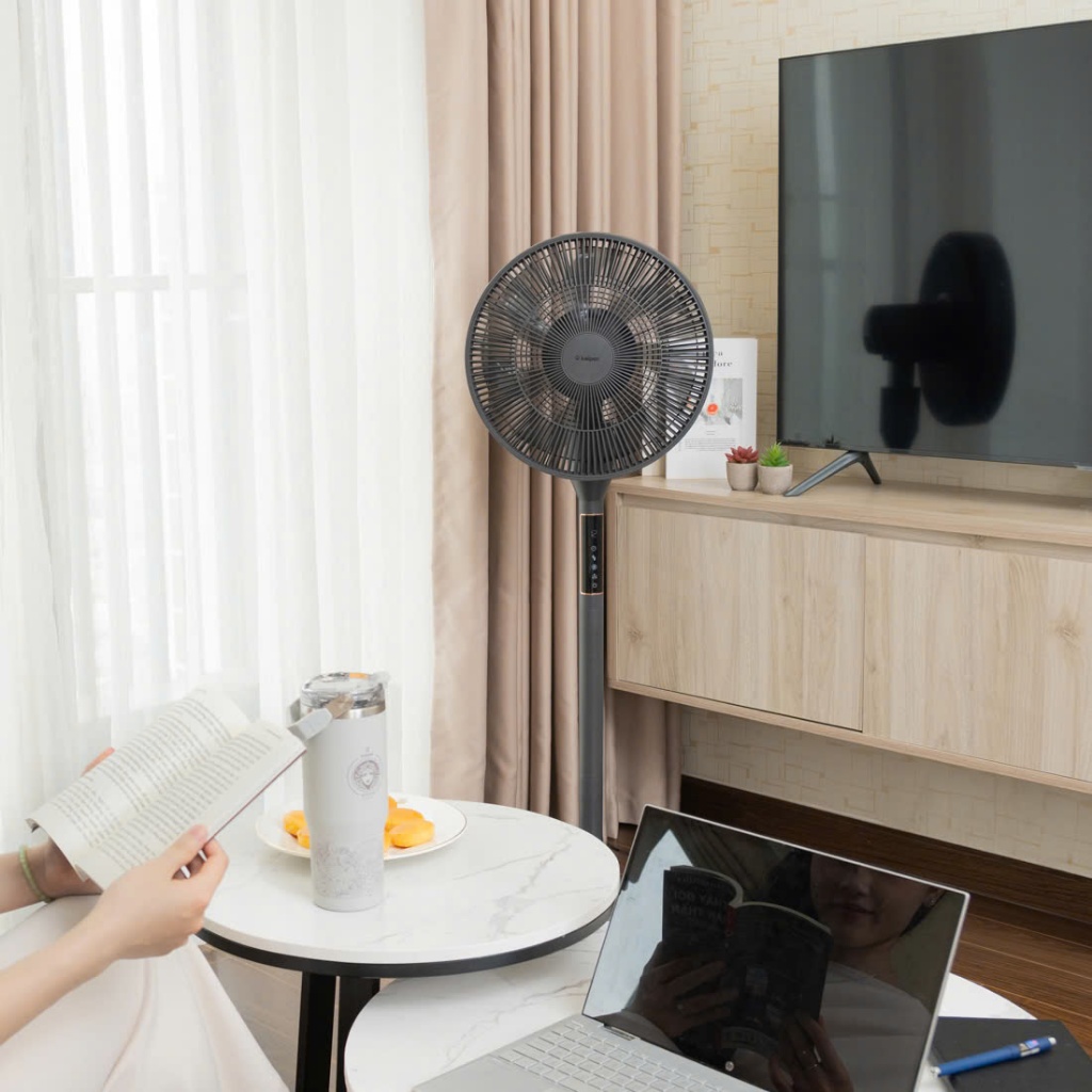 K71_ Quạt tuần hoàn không khí 360 độ Kalpen F12 (7 cánh)