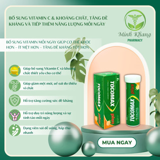 TOCOMAX PLUS – Bổ sung Vitamin C & Khoáng chất, tăng đề kháng và tiếp thêm năng lượng mỗi ngày