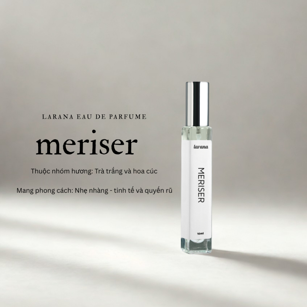 Nước hoa nữ thơm lâu Larana EDP 10ml hương thơm nữ tính, sang trọng, dịu nhẹ và quyến rũ nhỏ gọn