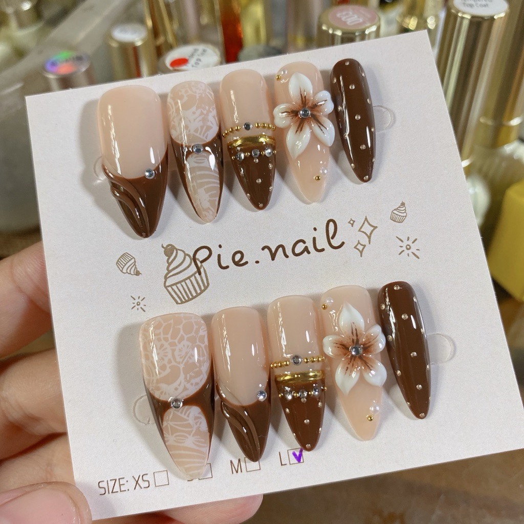 503. nailbox nâu socola