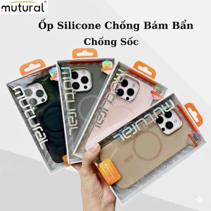 Ốp Lưng Silicon Mutural Cho iPhone 15/16/17 Series - Viền Camera Kim Loại, Chống Bẩn, Hỗ Trợ Sạc Magsafe