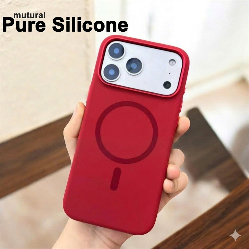 [Chính Hãng] Ốp Lưng Silicon Mutural Cho iPhone 15/16/17 Series - Viền Camera Kim Loại, Chống Bẩn, Hỗ Trợ Sạc Magsafe