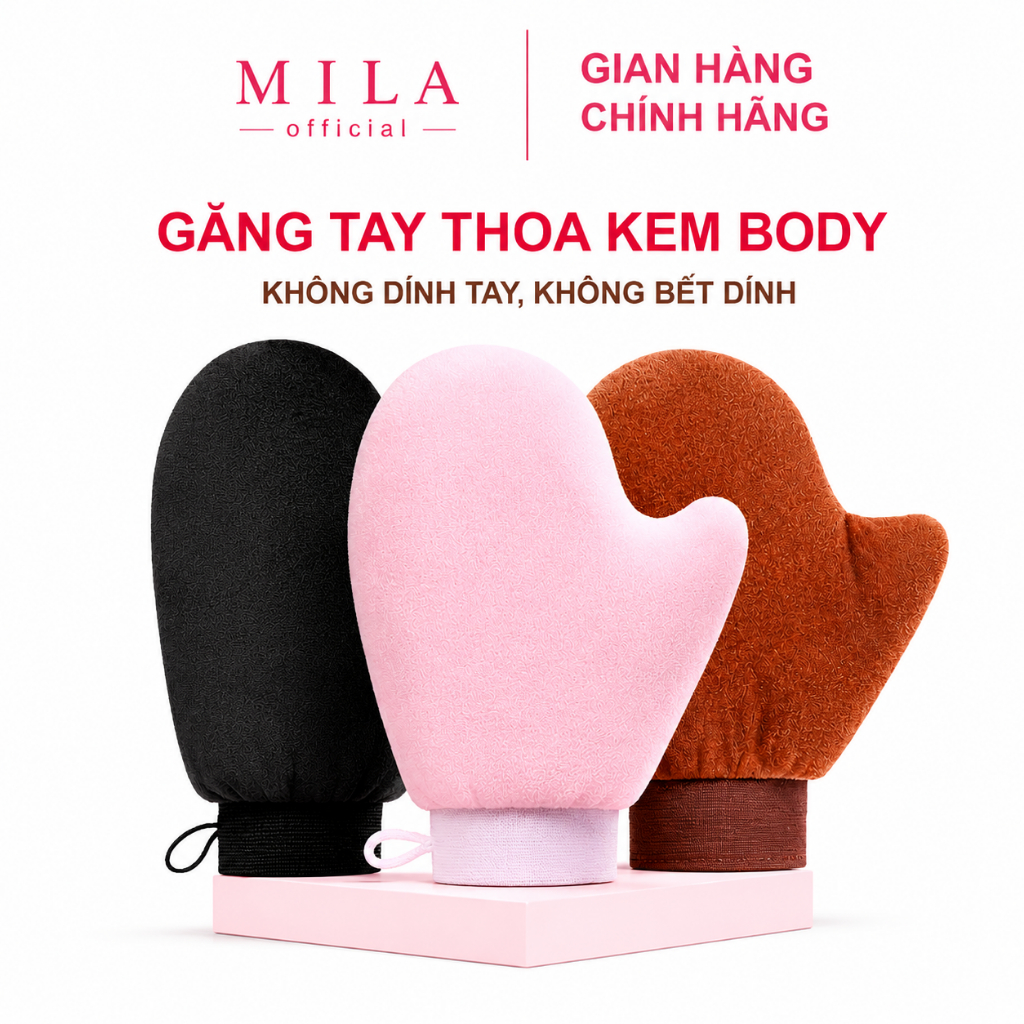 [Mua 5 tặng 1] Găng tay thoa kem mịn, thoa đều các lớp kem, không dính, siêu thấm