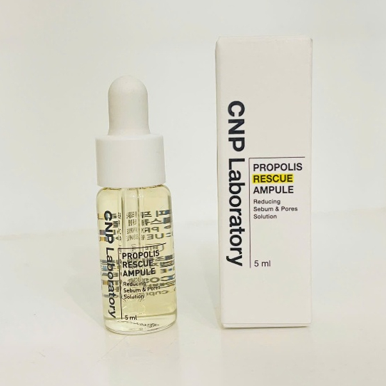 Tinh chất keo ong cho da dầu phục hồi làn da tẩy tế bào chết CNP Propolis Rescue Ampule 5ml