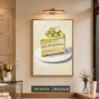 Tranh Treo Tường Trang Trí Tiệm Bánh Nghệ Thuật BH259 - Tranh Canvas Decor Phong Cách Châu Âu