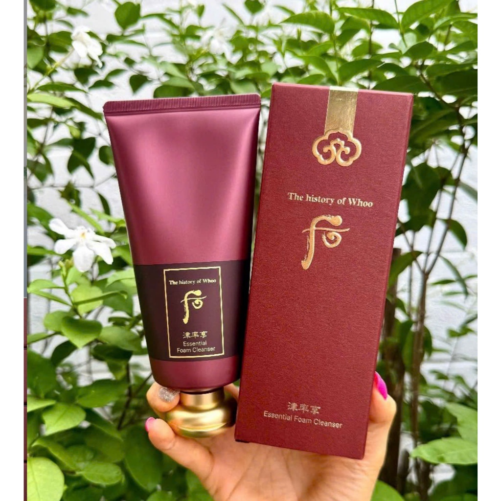 V25_Sữa Rửa Mặt The History of Whoo Jinyulhyang Essential Foam Cleanser 180ml