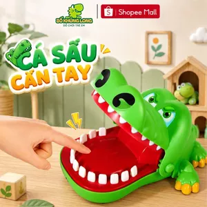 Đồ Chơi Cá Sấu Cắn Tay LOẠI LỚN Vui Nhộn Trò Chơi Khám Răng Cho Bé Đồ Chơi Thông Minh Cho Bé BỐ KHỦNG LONG