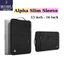 Túi Chống Sốc Laptop / Macbook Wiwu Alpha Slim Sleeve - Dáng Xách Dọc Thời Trang, Kháng Nước, Đệm Nhung
