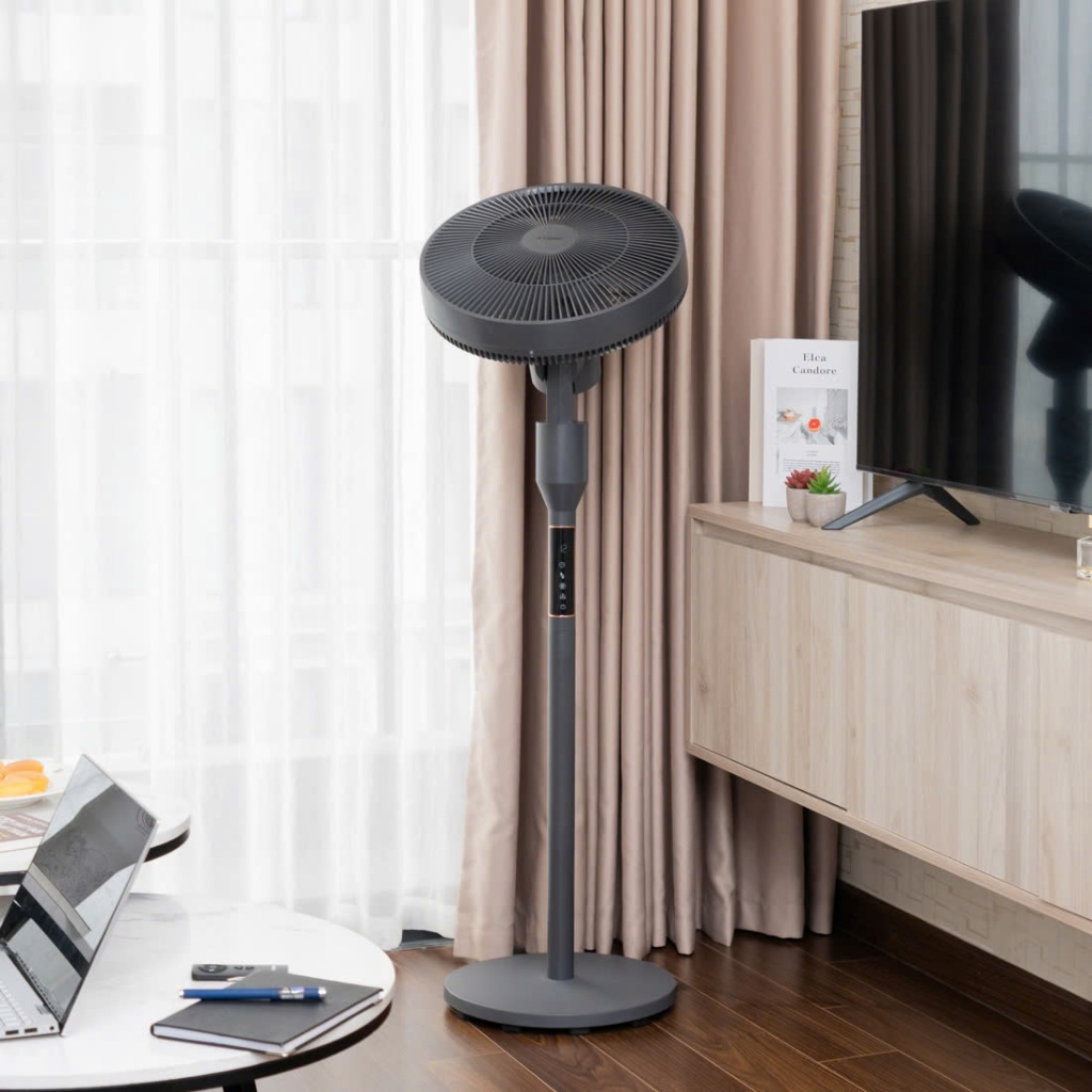K71_ Quạt tuần hoàn không khí 360 độ Kalpen F12 (7 cánh)