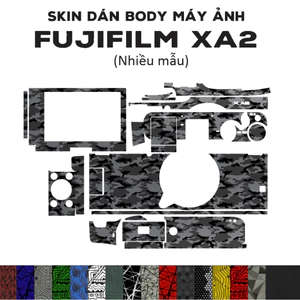 Skin 3M dán Fujifilm XA2 (Nhiều mẫu) | Miếng film dán chống bám bẩn cho body máy Fujifilm XA2