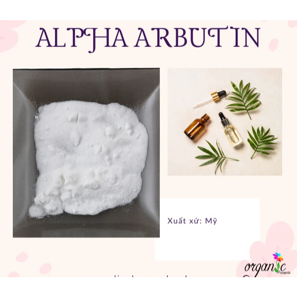 HOẠT CHẤT TRẮNG DA  - ALPHA  ARBUTIN