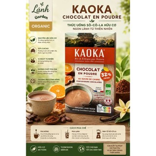 Bột cacao hữu cơ Kaoka 32% (400g) - Socola uống liền thơm ngon