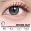 Lens cận 1 ngày VIVIVIMOON, kính áp tròng khóa ẩm màu Kitten Eyes Brown, Pebble, Sincere Gray, Toffee