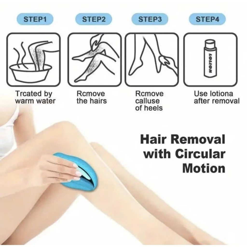 [Mua 5 tặng 1] Dụng cụ tẩy lông nano không đau tiện lợi