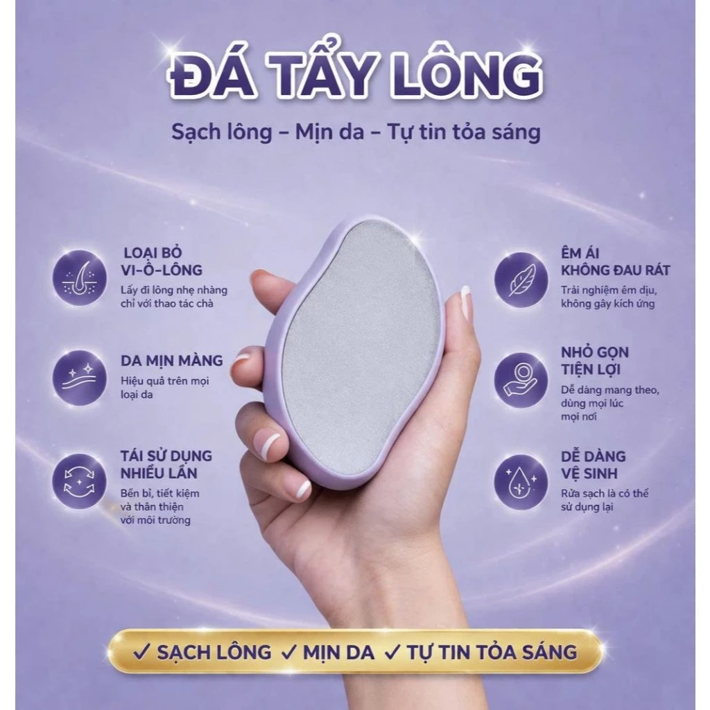 [Mua 5 tặng 1] Dụng cụ tẩy lông nano không đau tiện lợi