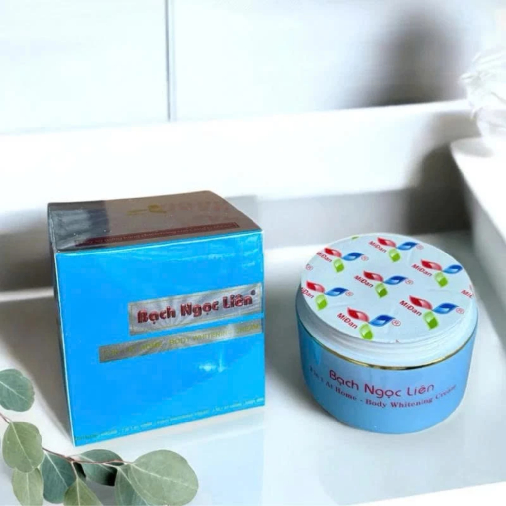 Kem Dưỡng Sáng Da Bạch Ngọc Liên 2 in 1 Body Whitening Cream Mờ Thâm 90g