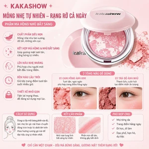 🌸 KAKASHOW – PHẤN MÁ HỒNG NHŨ BẮT SÁNG , TỰ NHIÊN - TRONG TRẺO🌸