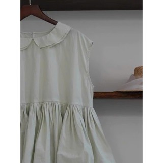 𝗞𝗶𝗻𝗴 𝗟𝗶𝗻𝗲𝗻 - |LY LINEN| - Áo Linen cổ sen cộc tay