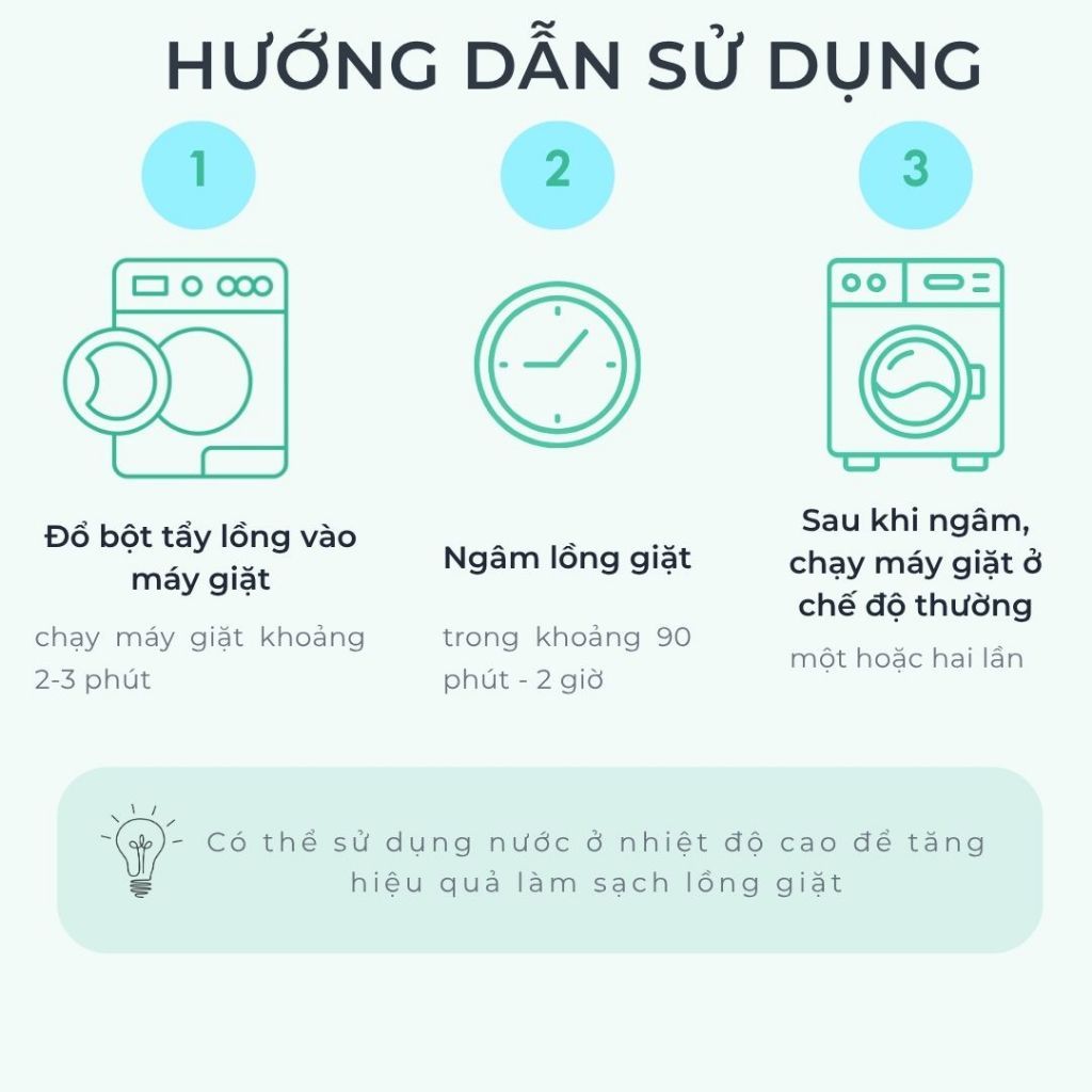 BỊCH BỘT VỆ SINH LỒNG GIẶT HAENGBOKANJIP 185G - TẨY SẠCH CẶN BẨN, NẤM MỐC