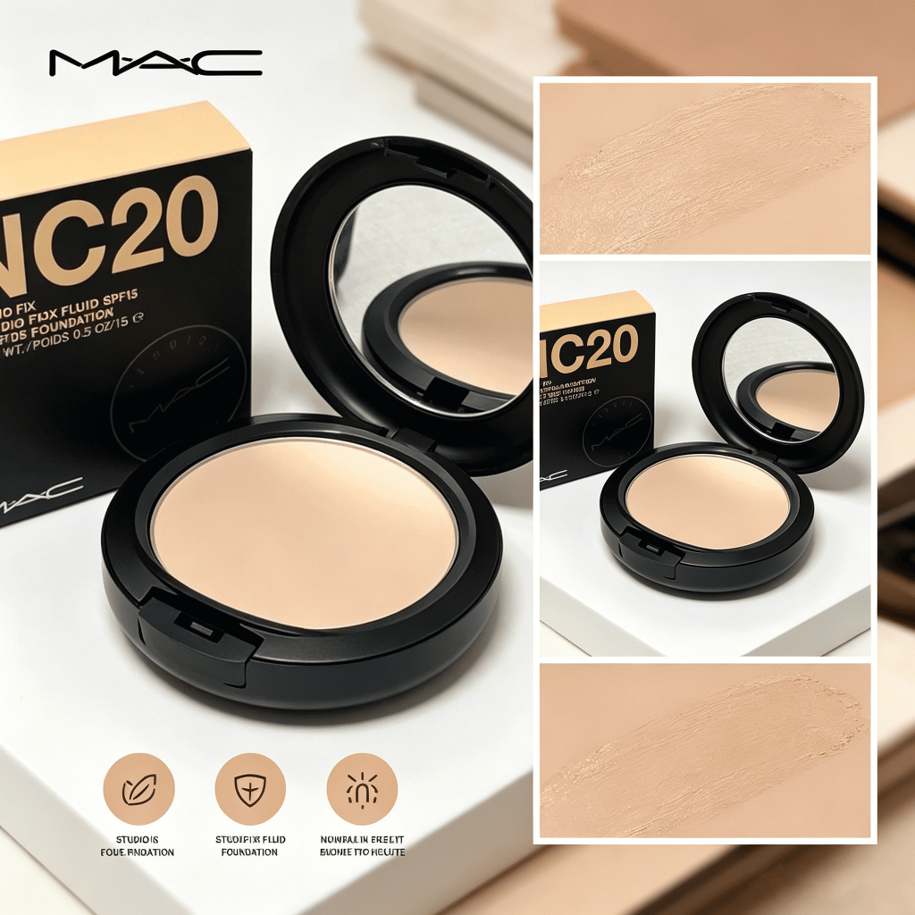 Phấn nền MAC 15g/Studio Fix Powder Plus Foundation kiềm dầu che phủ mịn lì