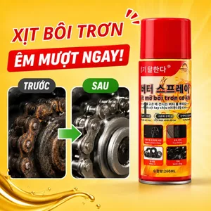 Xịt mỡ bôi trơn cơ khí chống rỉ sét giảm ma sát chịu nhiệt cao chai 260ml