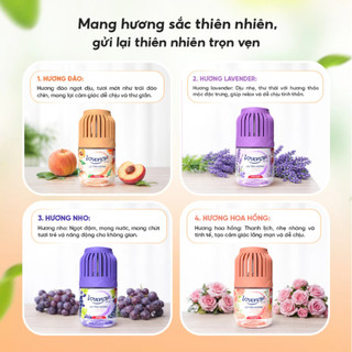 Lọ tỏa hương Lovenose khử mùi 180ml, thơm phòng thế hệ mới lưu hương thơm đến 45 ngày
