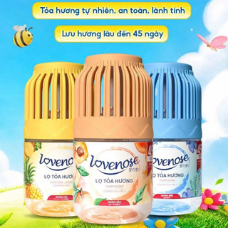 Lọ tỏa hương Lovenose khử mùi 180ml, thơm phòng thế hệ mới lưu hương thơm đến 45 ngày