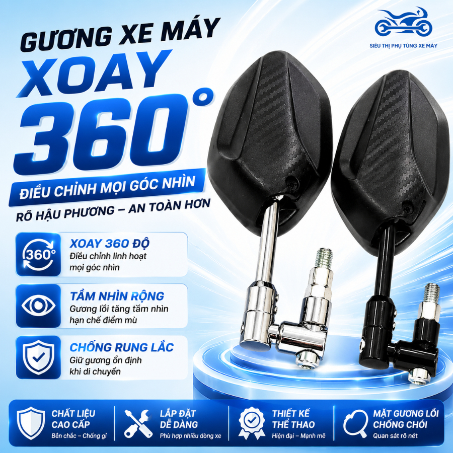 Gương 5 cạnh 247