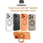 Ốp Lưng Nhám Hoda Rough Case 360° Ring-Holder Cho IP 16/17 Series - Chống Sốc SGS, Sạc Từ Tính, Có Kệ Đỡ