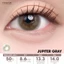 Lens cận 1 ngày VIVIMOON, kính áp tròng khóa ẩm Venus Brown, Latte Brown, Milk Tea Brown, Jupiter Gray