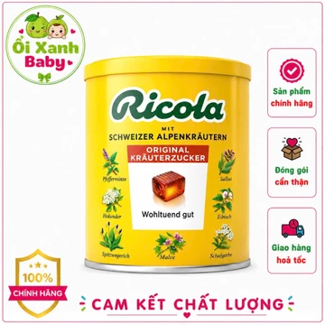 Kẹo ngậm ho thảo mộc Ricola Đức 250g - giúp giảm ho hiệu quả