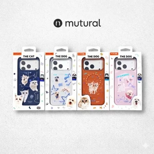 Ốp Lưng Mutural Họa Tiết Thú Cưng Cho iPhone 17 Pro Max - Viền Mềm Chống Sốc, Lót Nỉ, Hỗ Trợ Sạc Không Dây