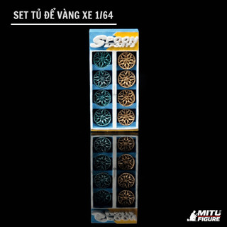 Tủ Trưng Bày Lazang Xe ô tô 1:64-Tủ để vành xe oto 1/64 , tủ, hộp và phôi kệ trưng bày mâm xe phụ kiện mô hình,Sa bàn ch