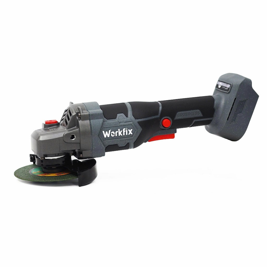 Thân máy cắt mài WORKFIX WF-AG7600XCP, Tốc độ 7600v/p - 15cell - Khởi động mềm - Chống khởi động lại