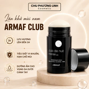 Lăn Khử Mùi Armaf Club De Nuit Man 75g MP1527 - Hương Nước Hoa Nam Tính, Ngăn Ngừa Vi Khuẩn, Khô Thoáng Da
