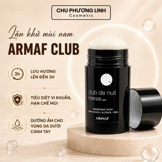 Lăn Khử Mùi Armaf Club De Nuit Man 75g MP1527 - Hương Nước Hoa Nam Tính, Ngăn Ngừa Vi Khuẩn, Khô Thoáng Da