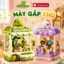 Đồ Chơi Máy Gắp Thú Bông Cao Cấp BỐ KHỦNG LONG DOLL MACHINE Rabbit/ Bear/Dinosaur Có Nhạc Đèn Tặng 10 Gấu Bông 10 Bóng
