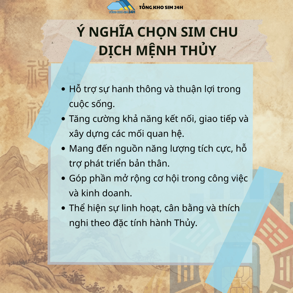 Sim Viettel Mệnh Thủy – Sim Chu Dịch Tăng May Mắn, Hanh Thông  Công Danh [Phải ĐKCC]