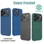 Ốp Lưng Nillkin Super Frosted Shield Pro Cho iPhone 15/16/17 ProMax - Lưng Cứng Nhám Viền Dẻo Chống Bám Vân