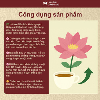 Trà Nữ Đan - Ankhangorganic - 11 vị thảo mộc điều kinh Cân Bằng Cơ Thể ôn định theo chu kỳ - Bich 30 túi lọc