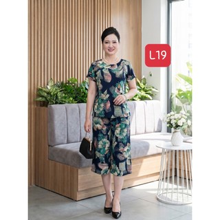 Bộ Đồ Lanh Trung Niên Nữ Sang Trọng - Đồ Bộ Nữ Trung Niên Vải Lanh mùa hè