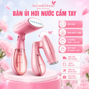 Bàn Là Hơi Nước Cầm Tay Gấp Gọn Công Suất 1500W Ủi Phẳng Mọi Loại Vải, Tiện Lợi Mang Đi Du Lịch Công Tác